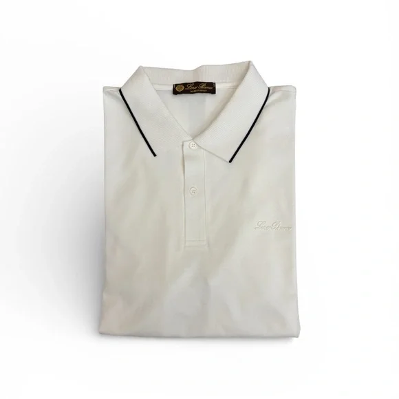 NWOT Classic White Polo Shirt - Picture 5 of 6